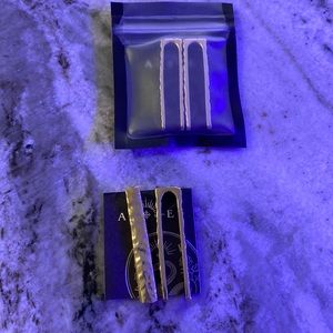 Gold Ask & Embla hanger earrings